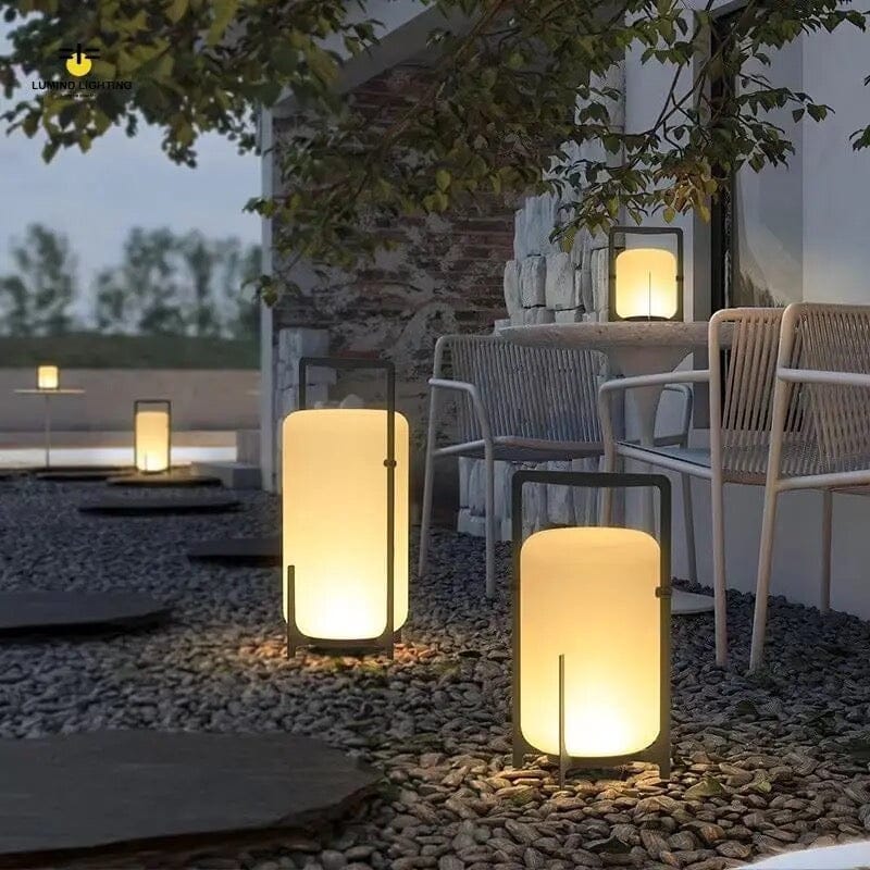 Solara Terrace Garden Lights Weatherproof Stainless Steel & Glass