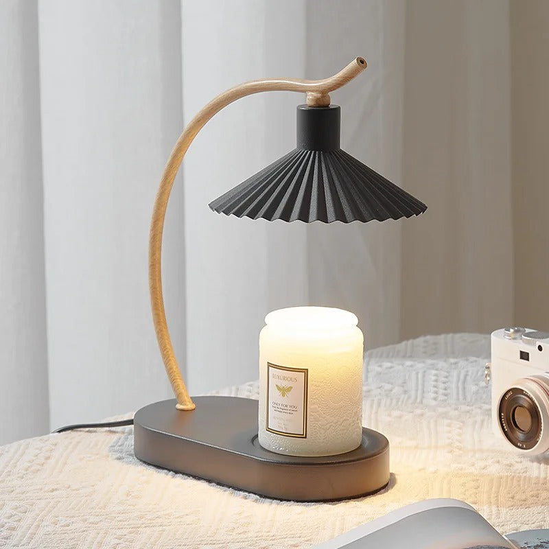NovaLuna Candle Warmer Lamp Table Lamp with Ambient Glow
