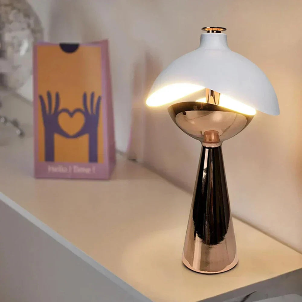 NovaGlow Rechargeable LED Table Lamp with Touch Control