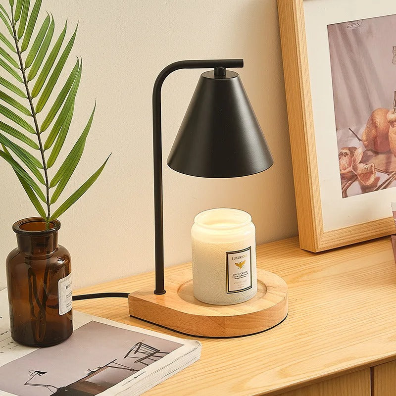 Elora Candle Warmer Table Lamp With Cozy Ambient Glow