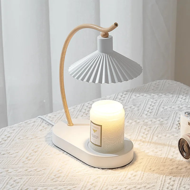 NovaLuna Candle Warmer Lamp Table Lamp with Ambient Glow
