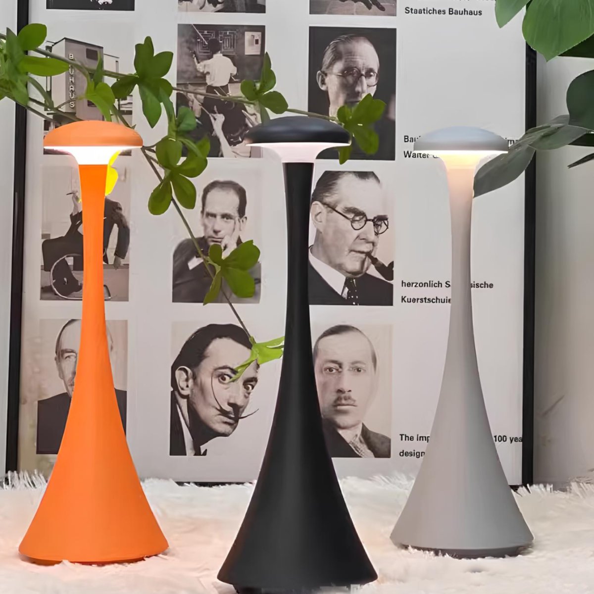 LumaPulse Wireless Touch Lamp Sleek and Dimmable Lighting