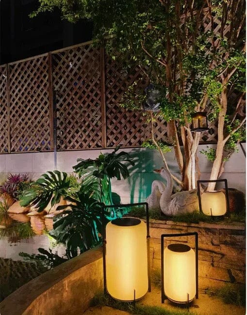 Solara Terrace Garden Lights Weatherproof Stainless Steel & Glass