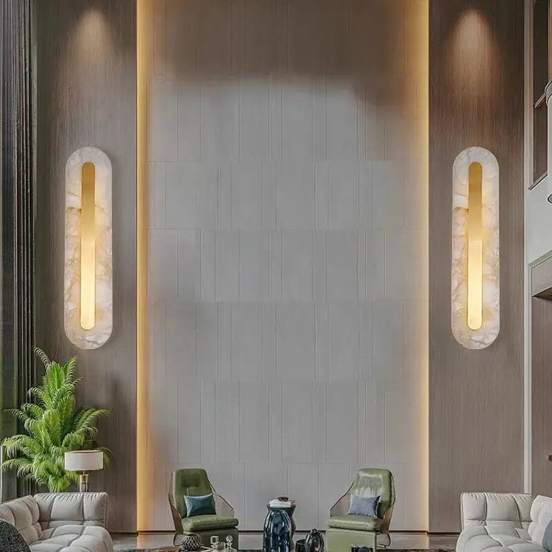 Quorra Marble Round Wall Light Timeless Home Glow Elegance