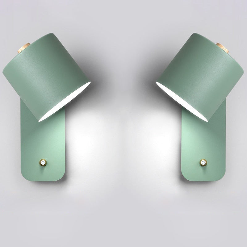 Modern LED Wall Lamps with Integrated Switch for Home Decor