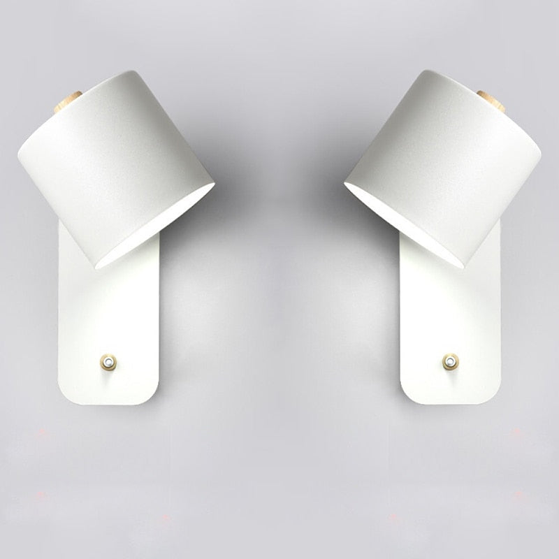 Modern LED Wall Lamps with Integrated Switch for Home Decor