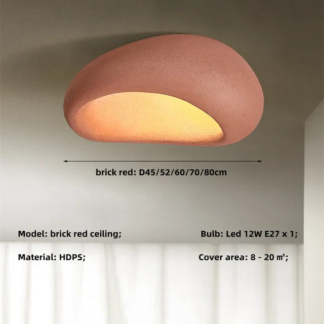 Kirelo Ceiling Light Japanese-Inspired Wabi-Sabi Glow