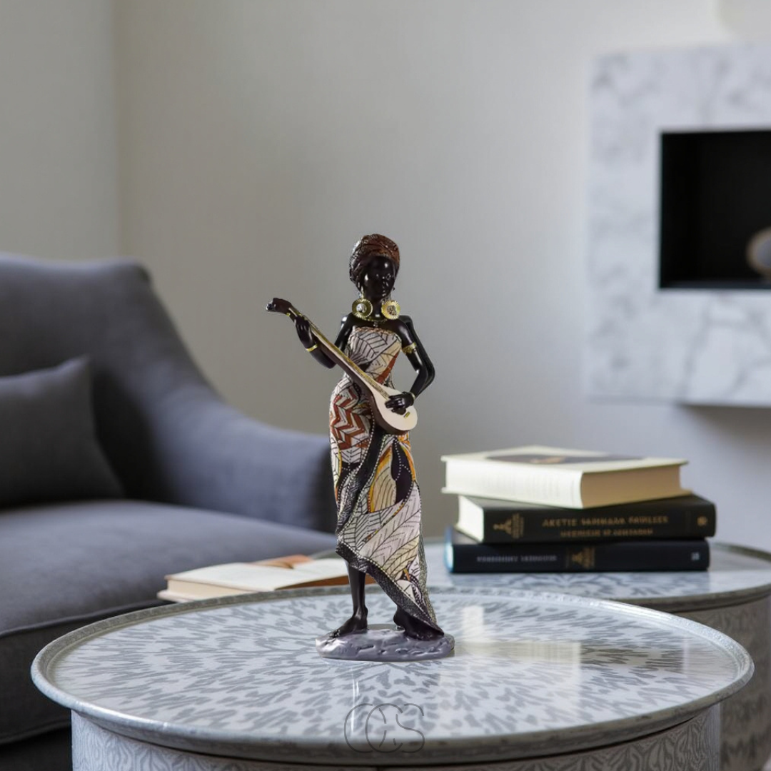 Anakre - African Musicians Statue Set - Decorative Sculptures
