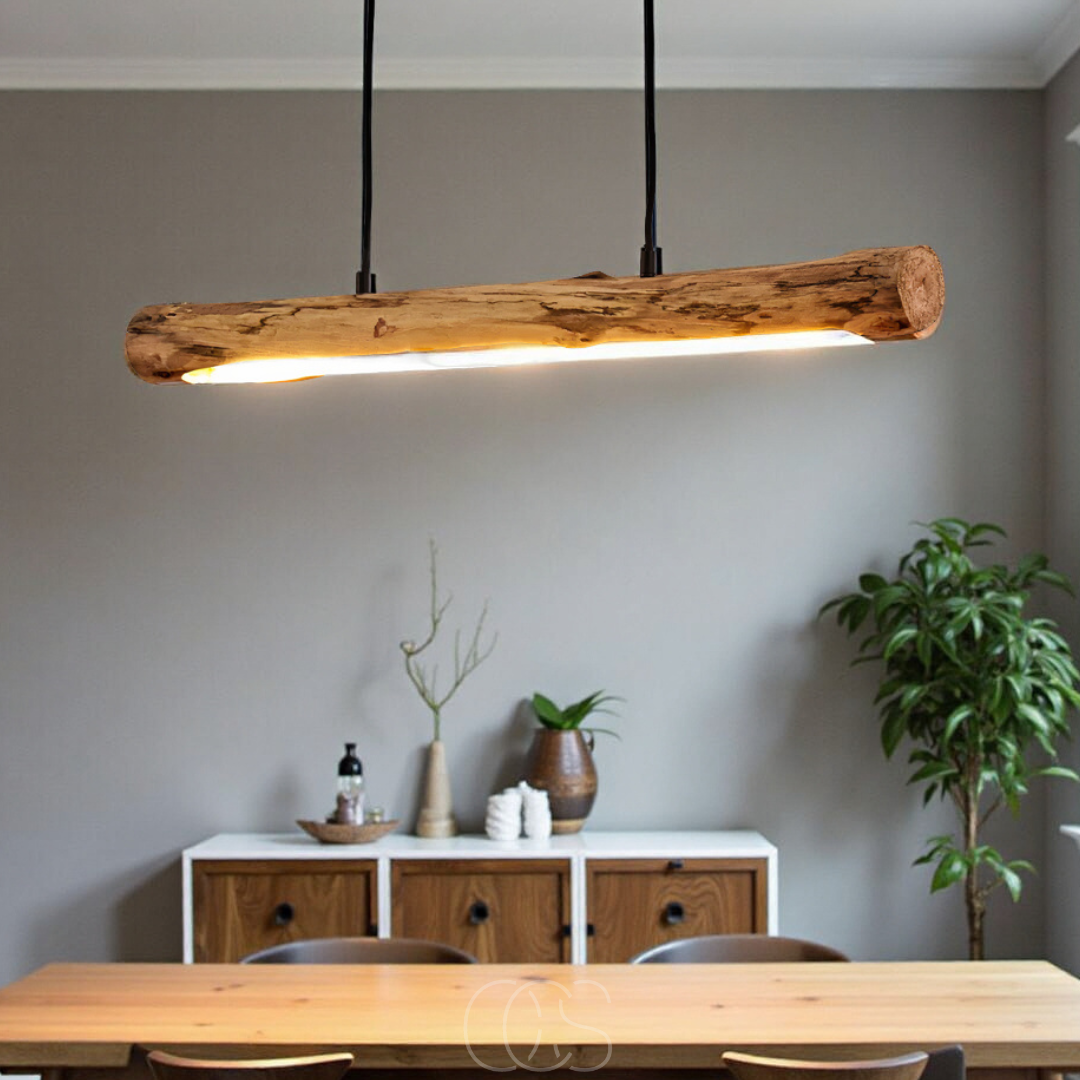 Anakre - Dimmable wooden pendant lamp