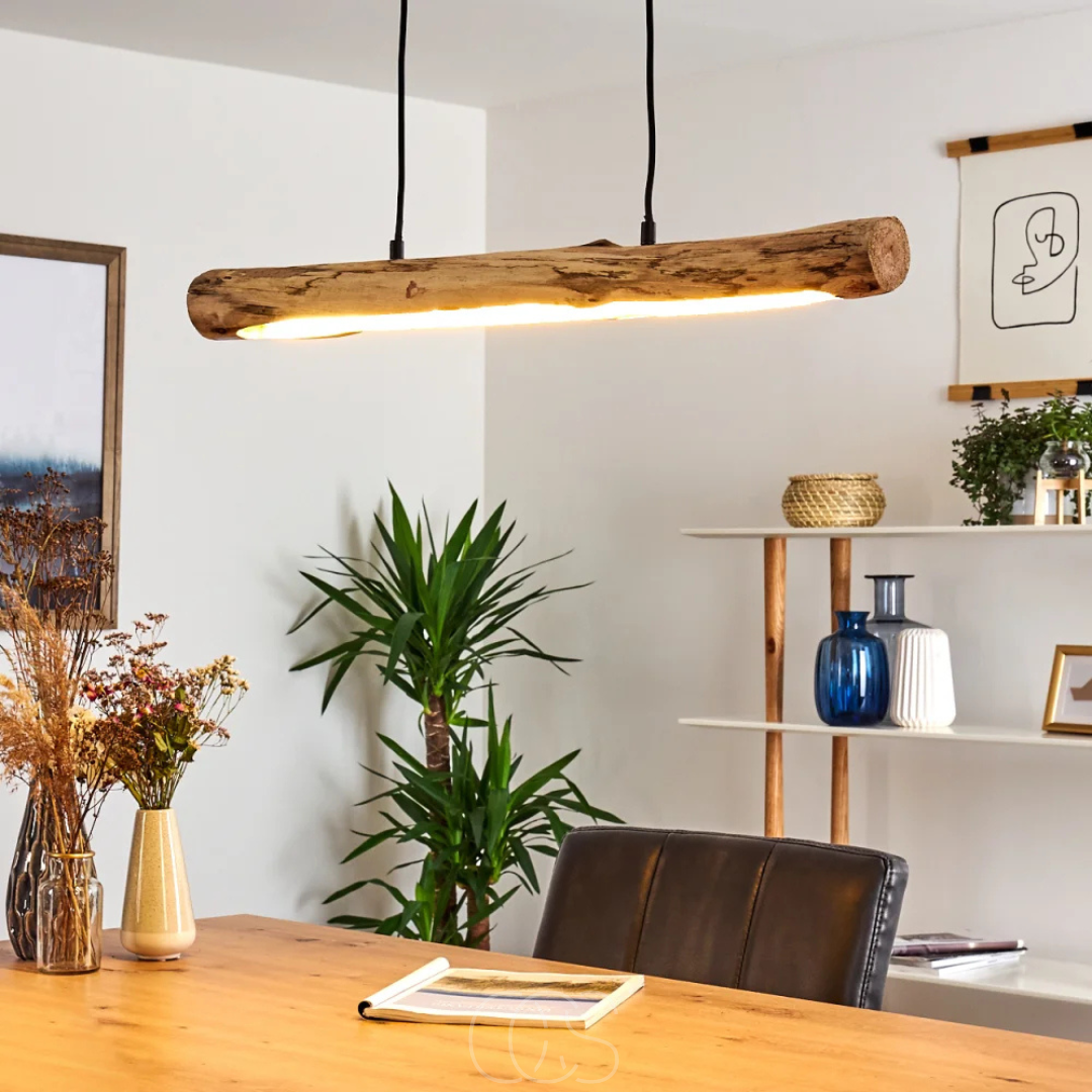 Anakre - Dimmable wooden pendant lamp