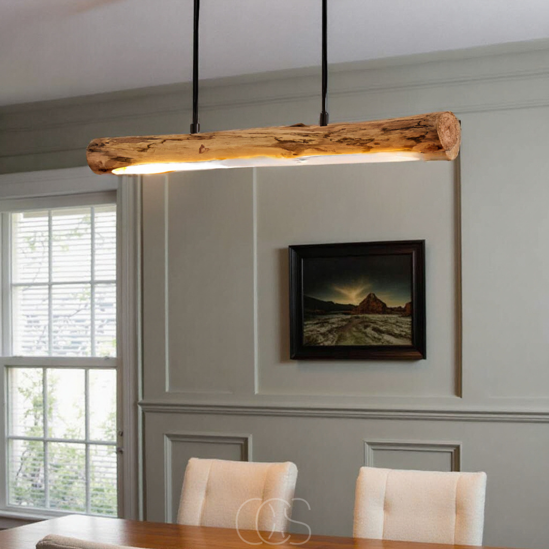Anakre - Dimmable wooden pendant lamp