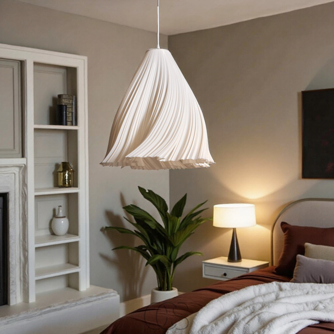 Anakre - Fanning Fabric Ceiling Lamp - Modern Textiles