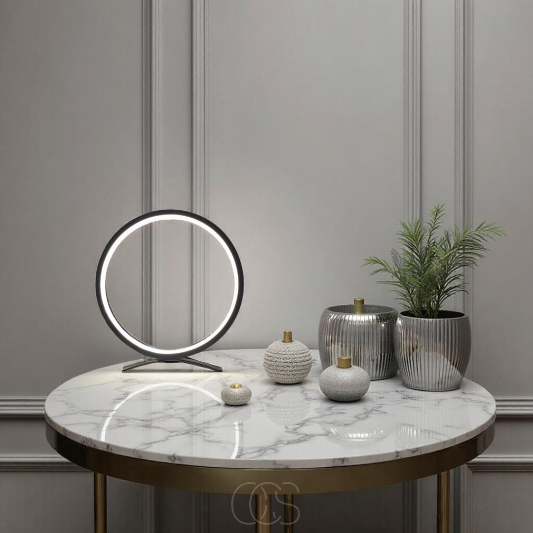 Anakre - LED-ring bordlampe - moderne minimalistisk design
