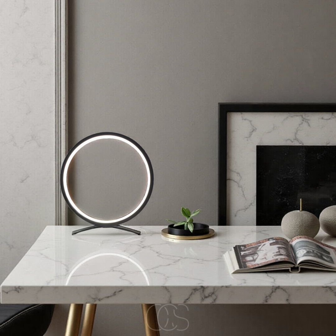 Anakre - LED-ring bordlampe - moderne minimalistisk design