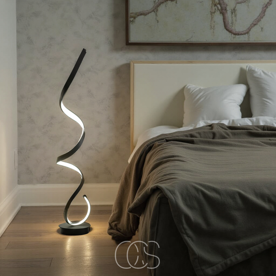 Anakre - LED Spiral Floor Lamp Dimmable