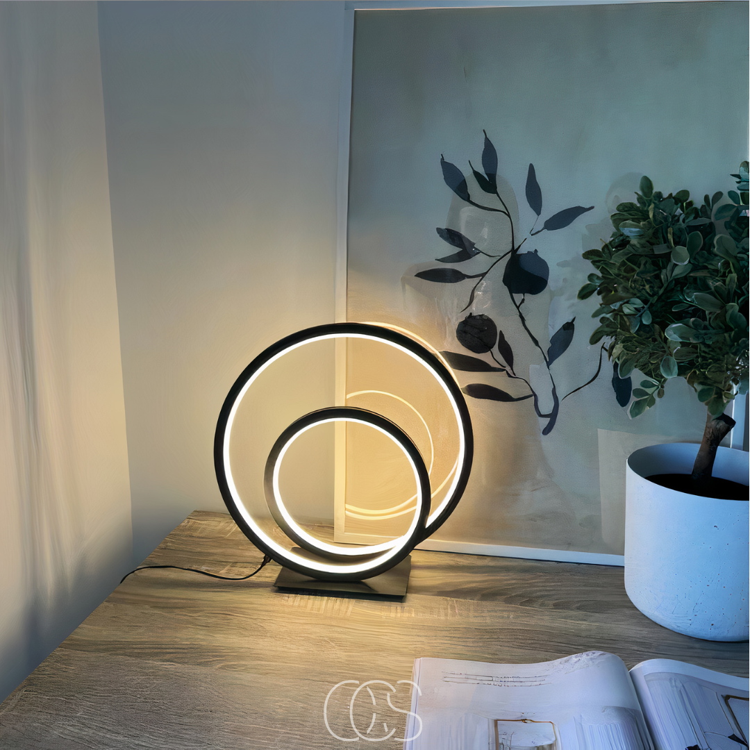 Anakre - LED Bordlampe Dobbel Ring