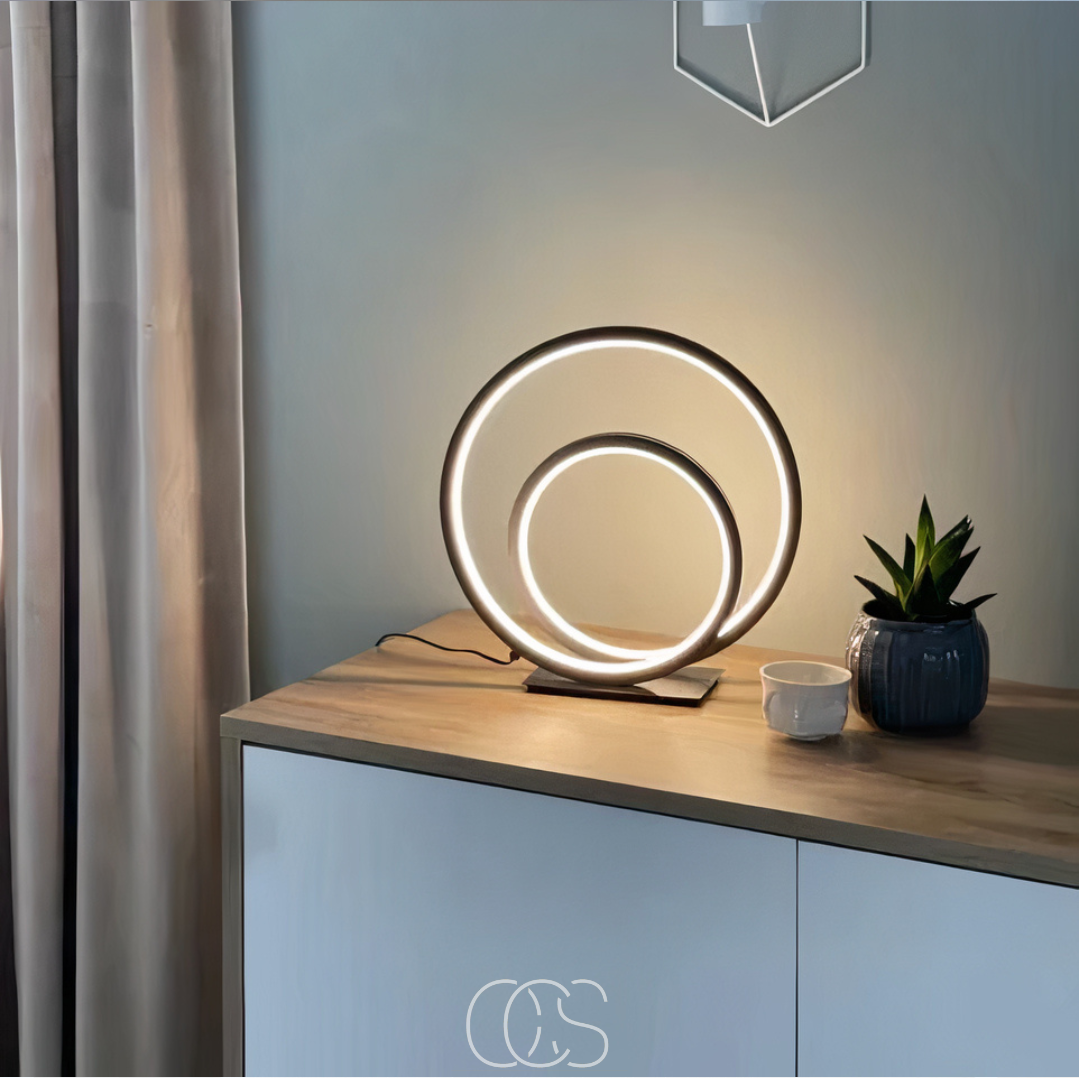 Anakre - LED Bordlampe Dobbel Ring