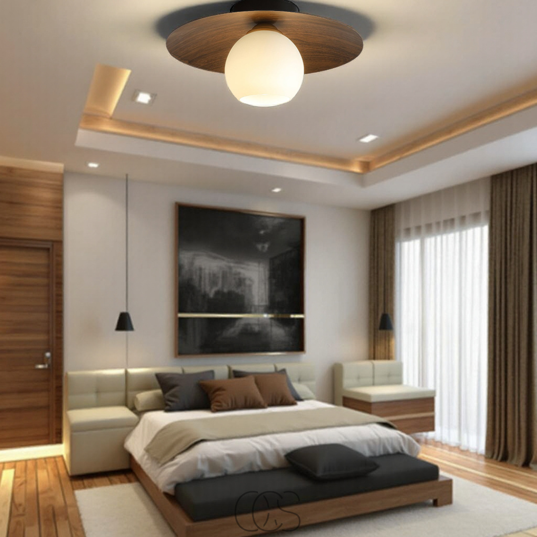 Anakre - Loella LED ceiling lamp - natural tranquility in the home