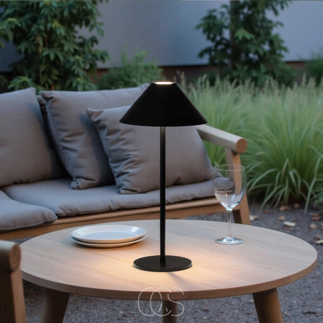 Anakre - Luksuriøs trådløs bordlampe - berøringsdimmbar LED-lykt