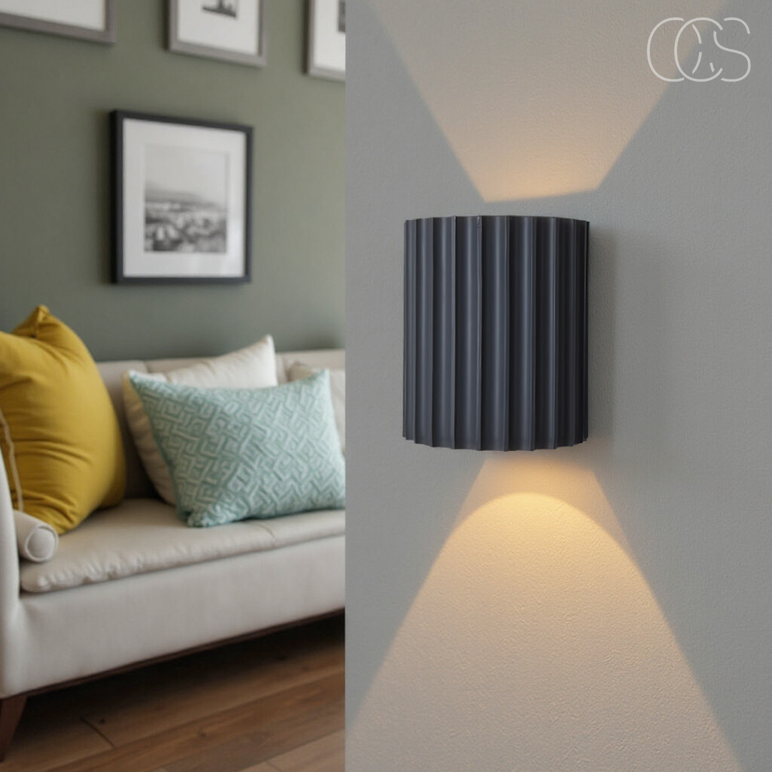 Anakre - Minimalistisk LED vegglampe - Ned- og opplysning