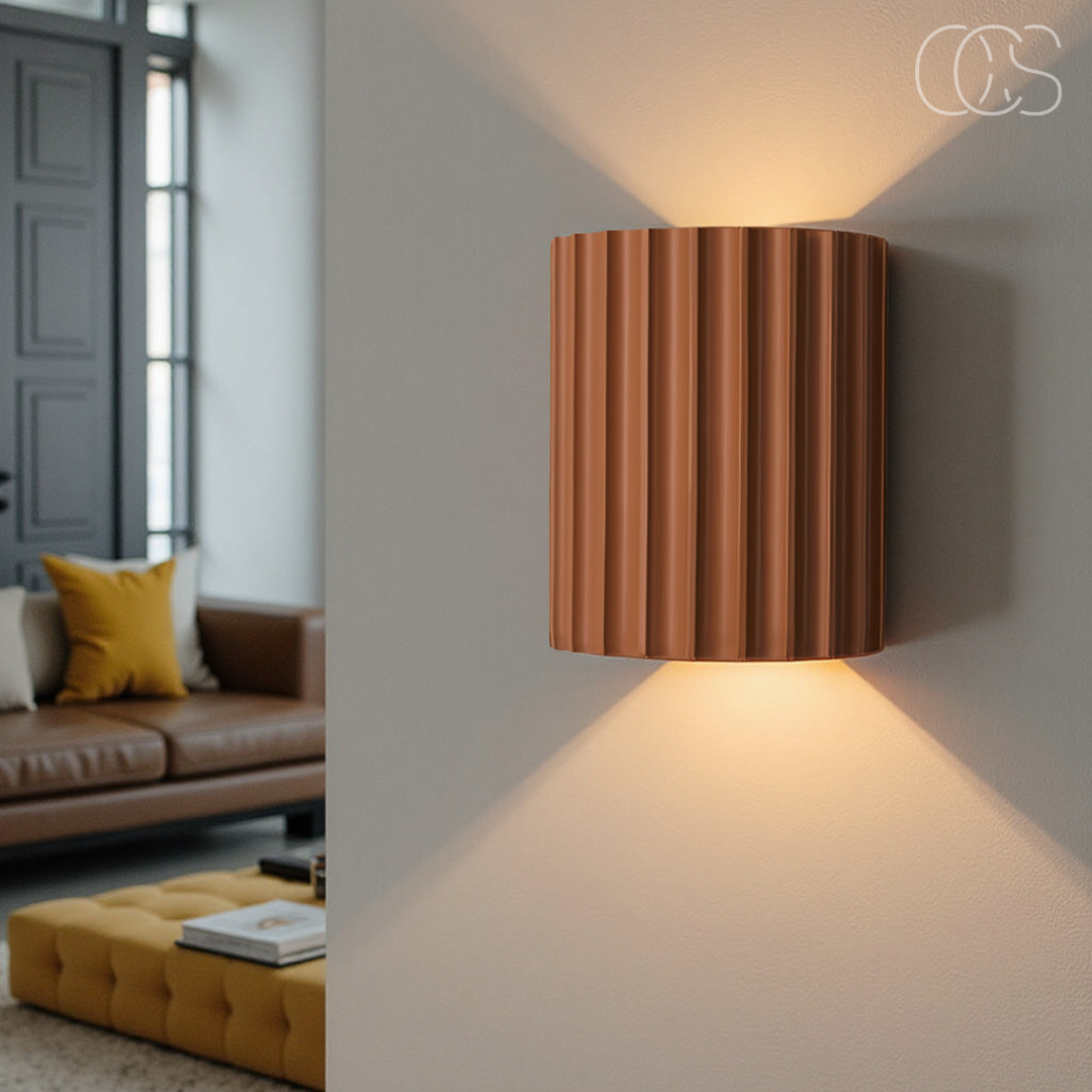 Anakre - Minimalistisk LED vegglampe - Ned- og opplysning
