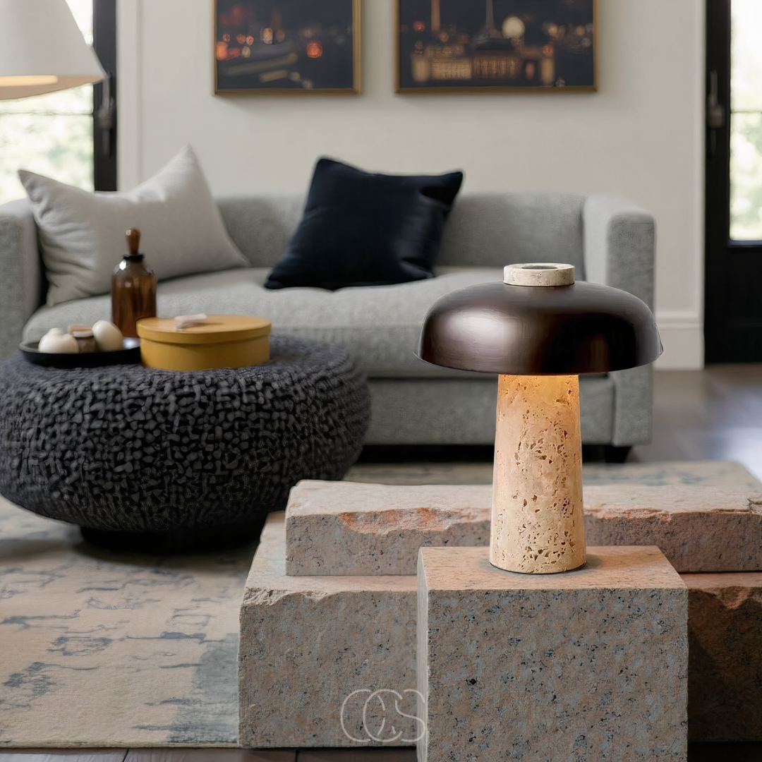Anakre - Modern Stone Table Lamp