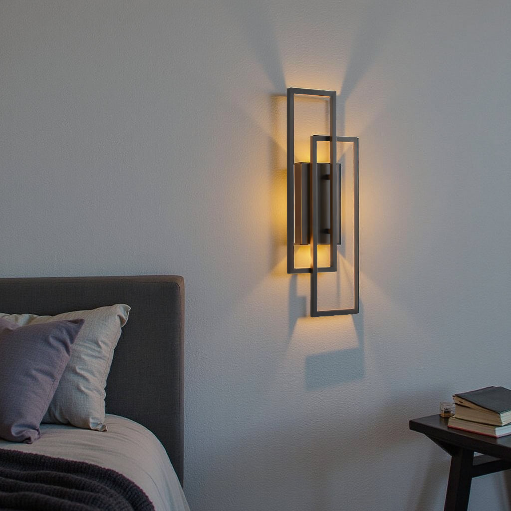 Anakre - Rectangular Geometric LED Wall Lamp