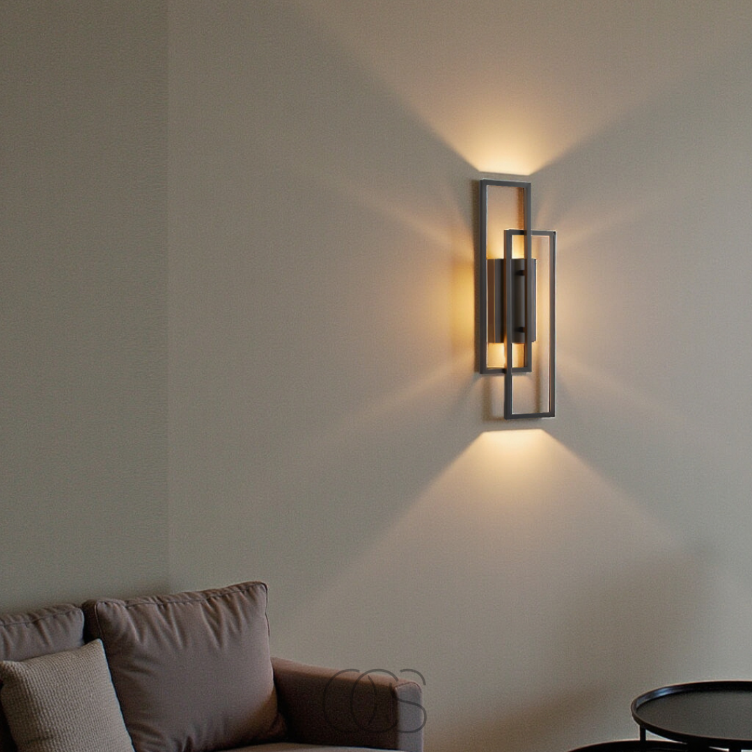 Anakre - Rectangular Geometric LED Wall Lamp