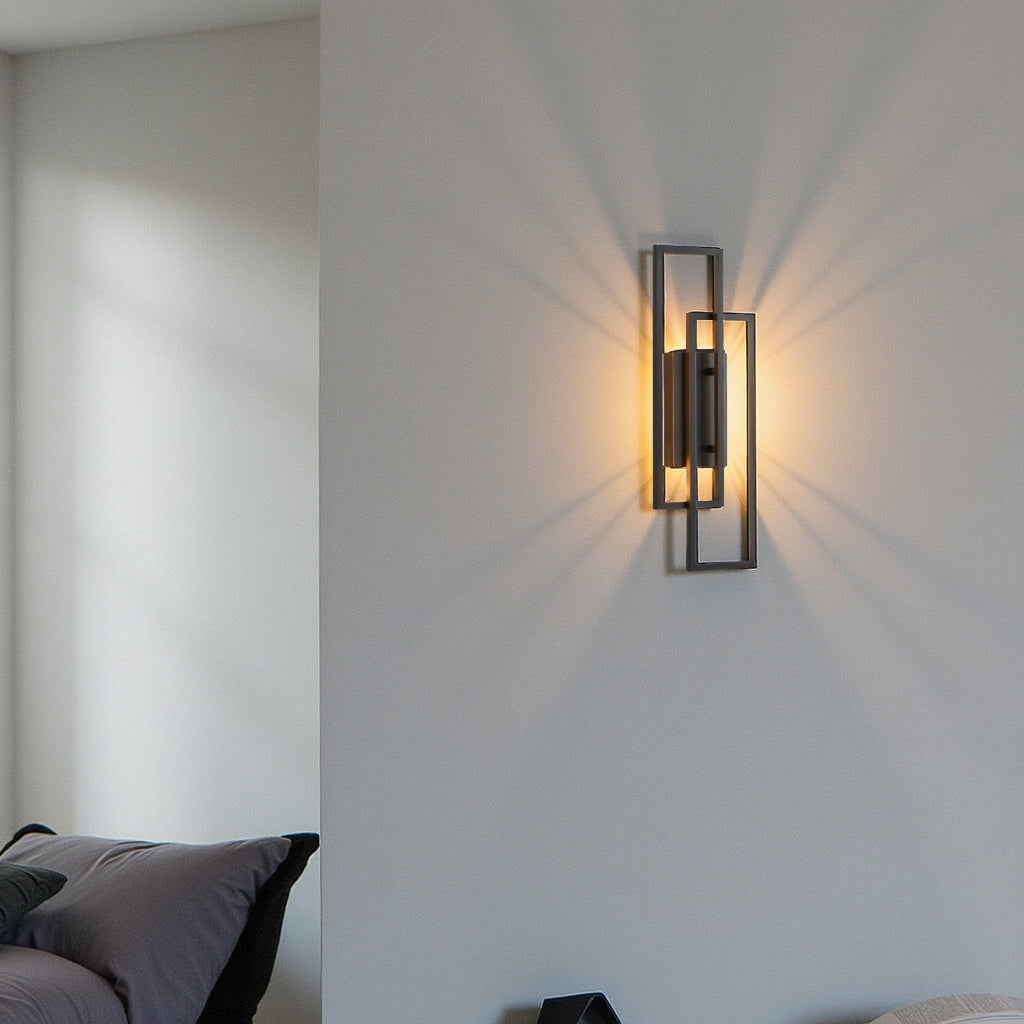 Anakre - Rectangular Geometric LED Wall Lamp