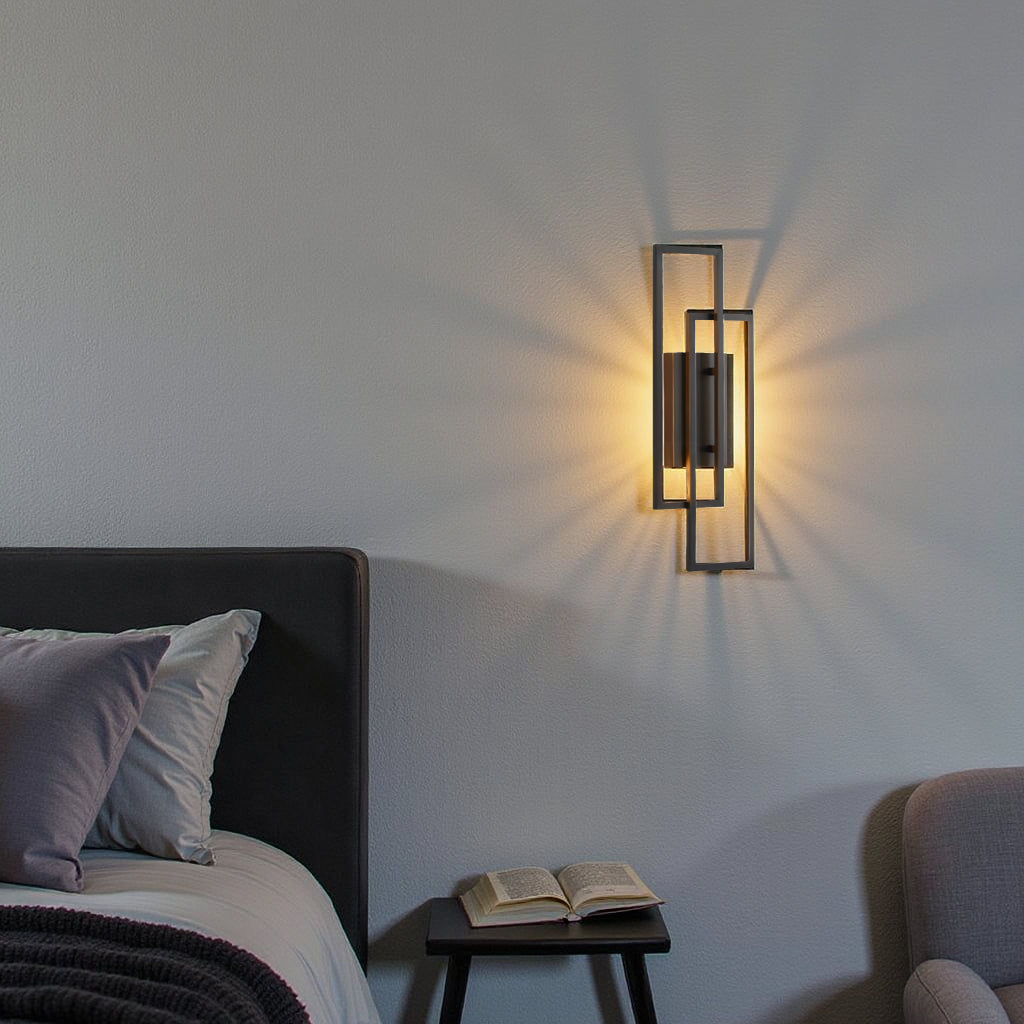 Anakre - Rectangular Geometric LED Wall Lamp