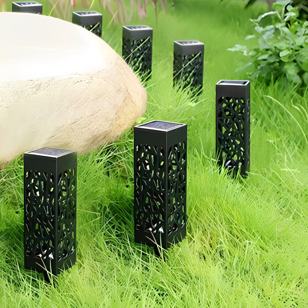 Anakre - Solar Garden Light Pole - Wireless Solar Outdoor Lamp
