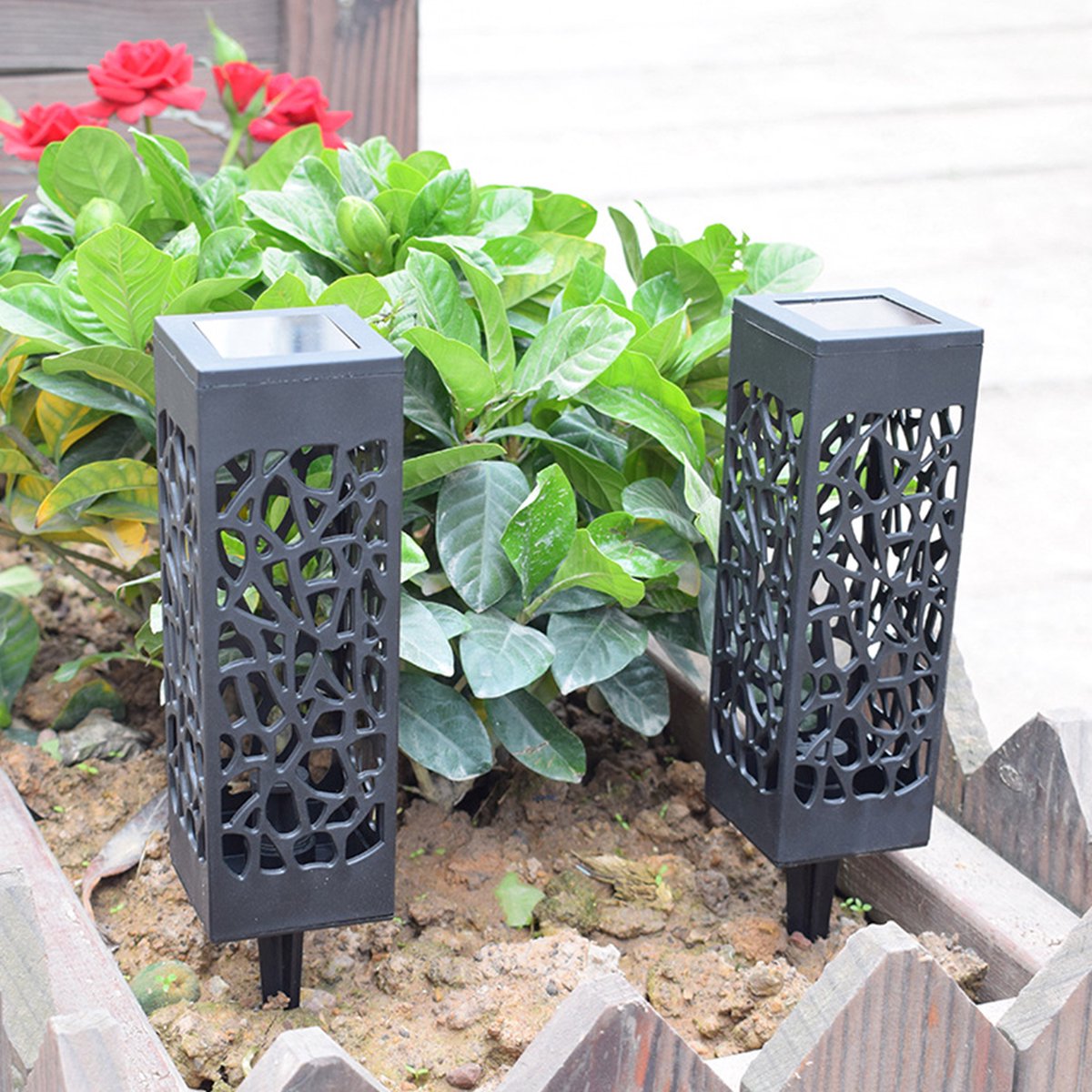 Anakre - Solar Garden Light Pole - Wireless Solar Outdoor Lamp