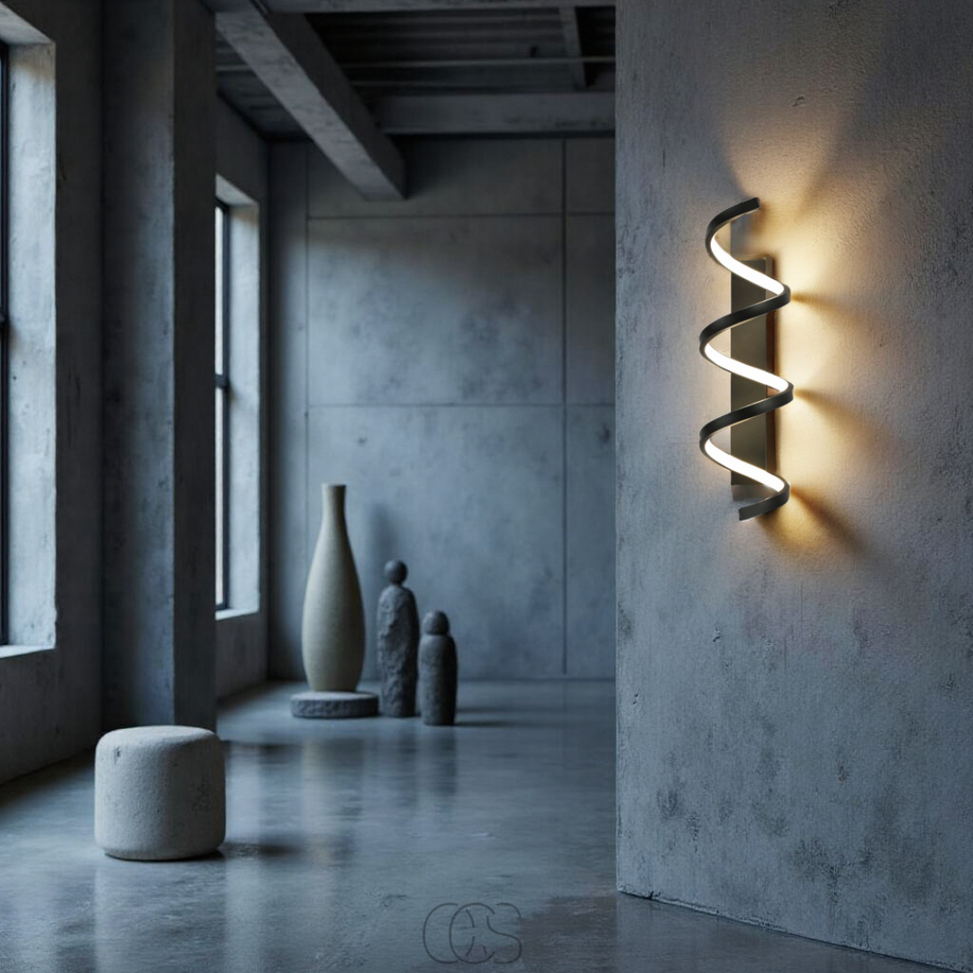 Anakre - Spiral LED wall lamp - Dimmable
