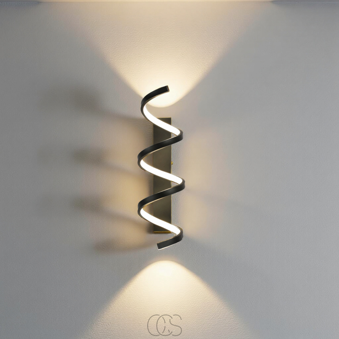 Anakre - Spiral LED wall lamp - Dimmable