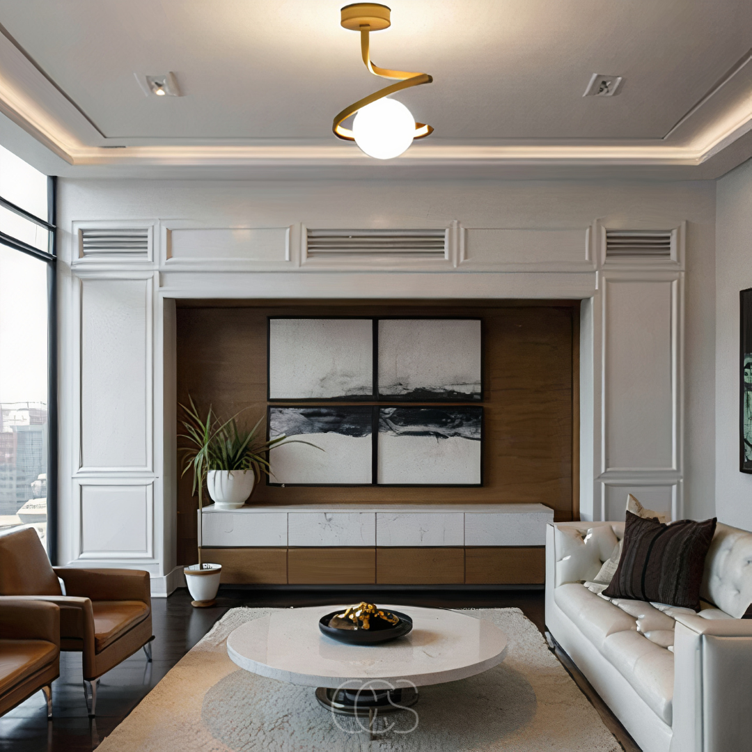 Anakre - Spiral with Ball Ceiling Lamp – luxury in a playful design