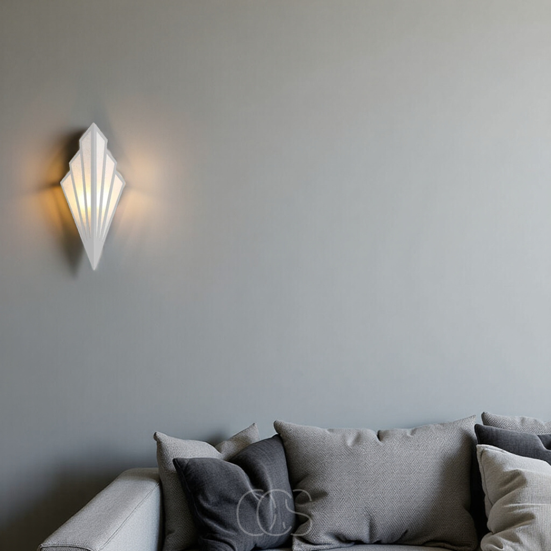 Anakre - Wall lamp with geometric diamond design