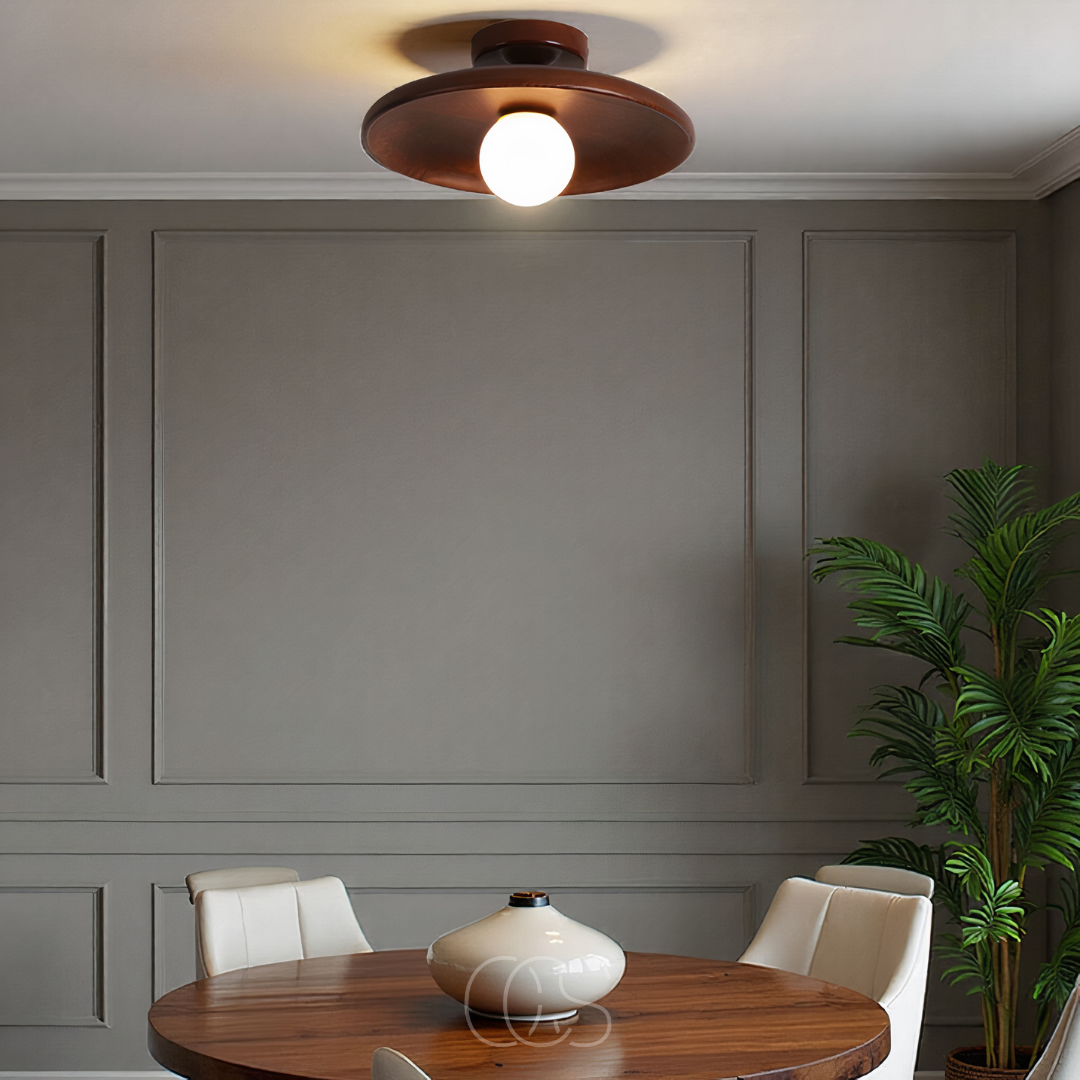Anakre - Walnut Ceiling Lamp - Luxury Ceiling Lamp Wood