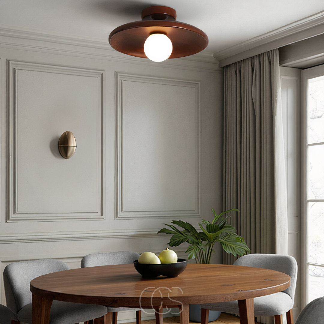 Anakre - Walnut Ceiling Lamp - Luxury Ceiling Lamp Wood