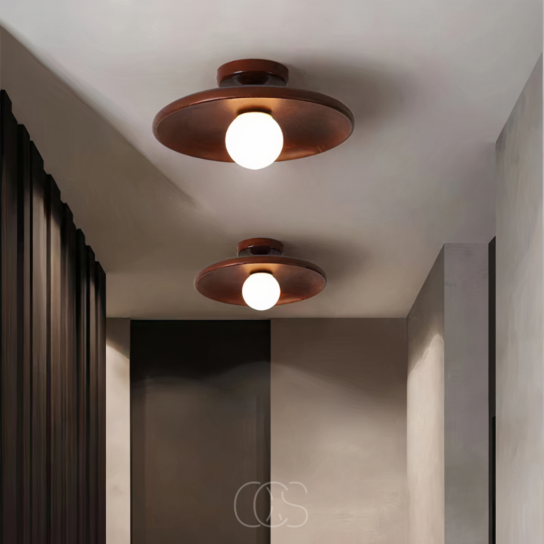 Anakre - Walnut Ceiling Lamp - Luxury Ceiling Lamp Wood