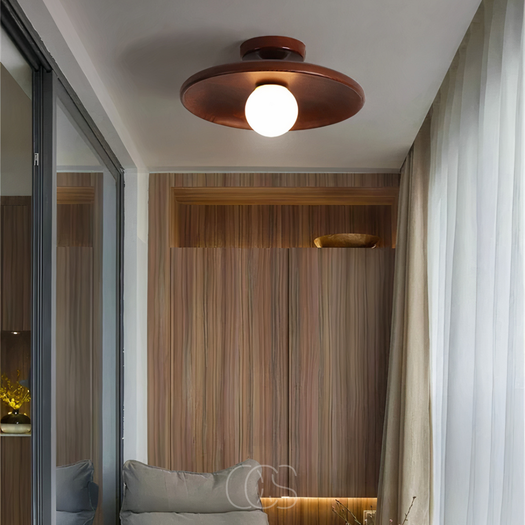 Anakre - Walnut Ceiling Lamp - Luxury Ceiling Lamp Wood