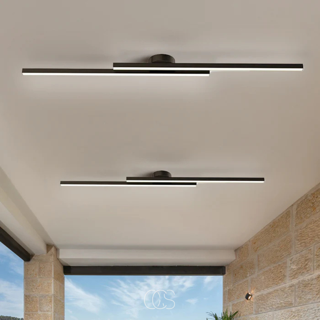 Anakre - moderne aluminium taklampe - Slank takbelysning