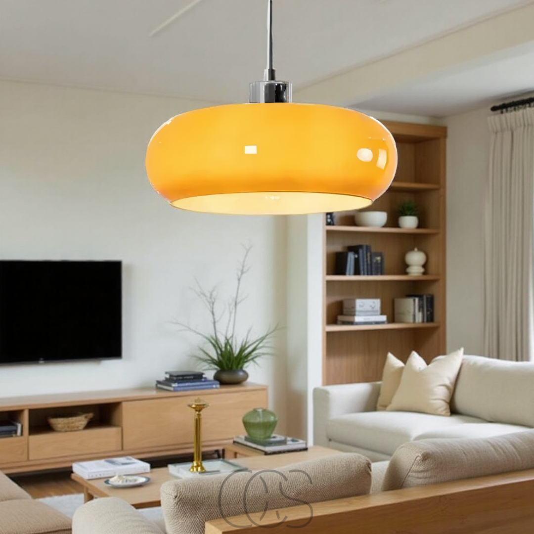 Anakre – Nordic retro pendant lamp - mouth-blown glass & Scandinavian design