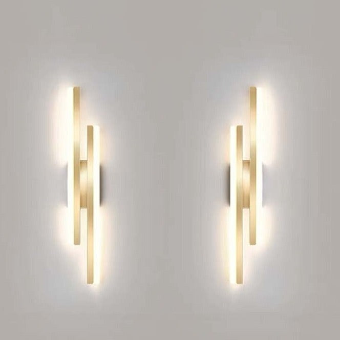 Minimal LED Wall Lamp Strip - Warm White Indoor Light