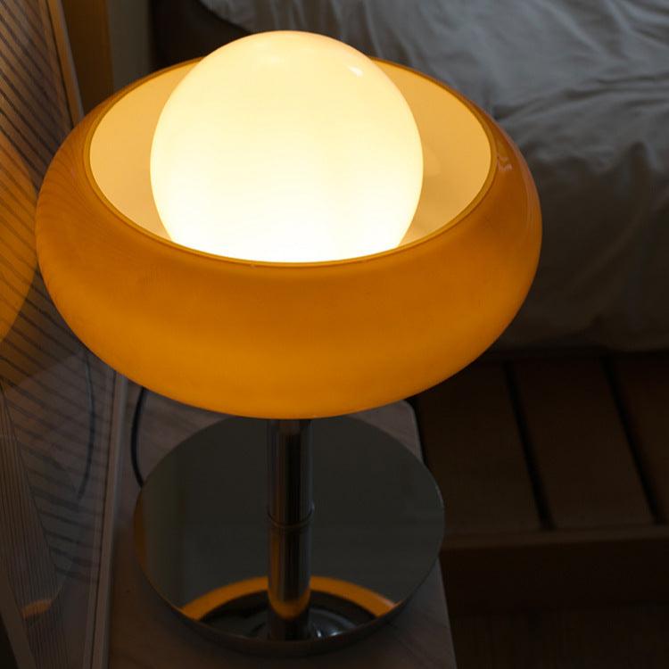 Aurea Egg Tart Table and Floor Lamp with Dimmable LED