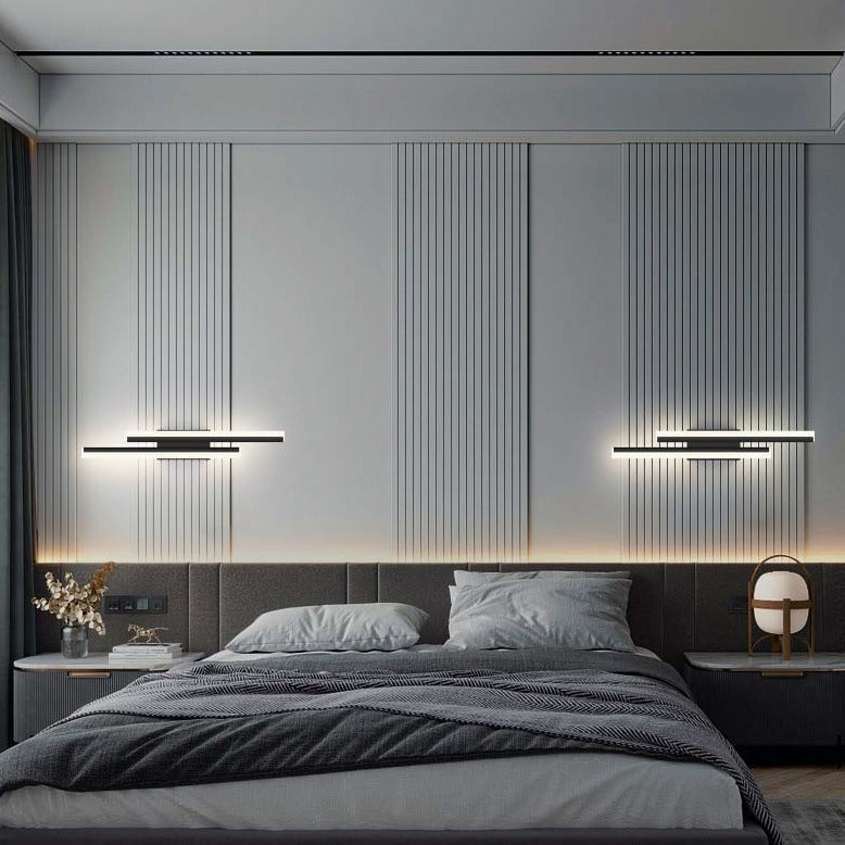 Minimal LED Wall Lamp Strip - Warm White Indoor Light