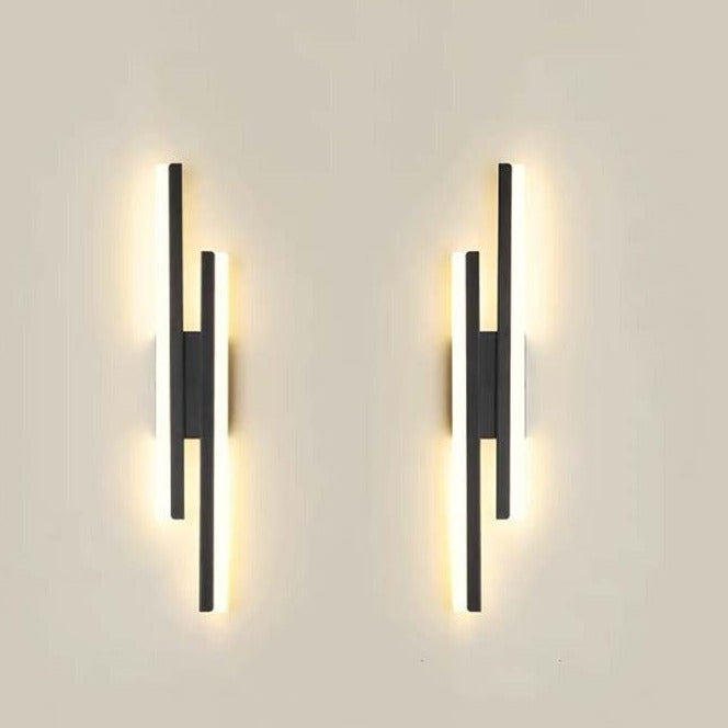 Minimal LED Wall Lamp Strip - Warm White Indoor Light