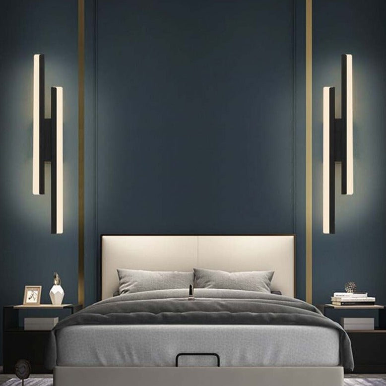 Minimal LED Wall Lamp Strip - Warm White Indoor Light
