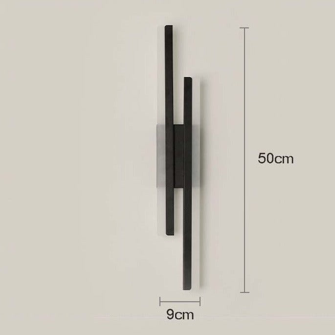 Minimal LED Wall Lamp Strip - Warm White Indoor Light