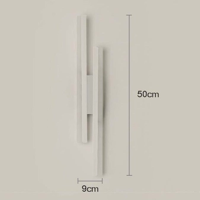 Minimal LED Wall Lamp Strip - Warm White Indoor Light