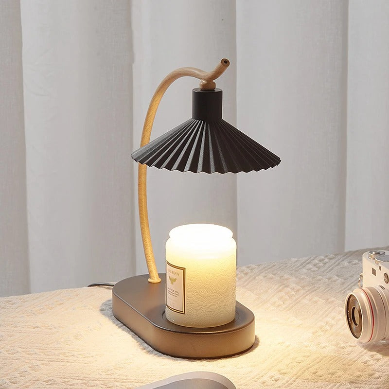 NovaLuna Candle Warmer Lamp Table Lamp with Ambient Glow